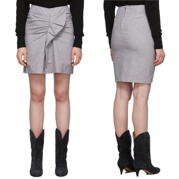 Isabel Marant Ines Houndstooth Skirt - Like New - Picture 12 of 13
